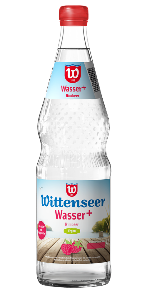 Wittenseer Wasser plus Himbeere flavoured water Flasche 700ml